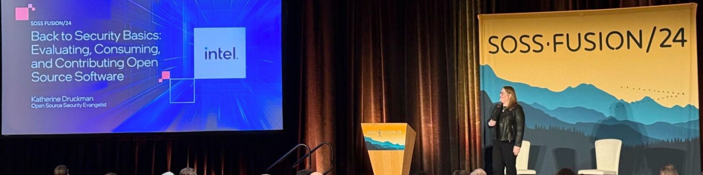 Katherine Druckman keynoting SOSS Fusion